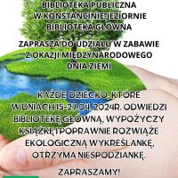 Międzynarodowy Dzień Ziemi w Bibliotece Głównej - 15-27.04.2024 r.