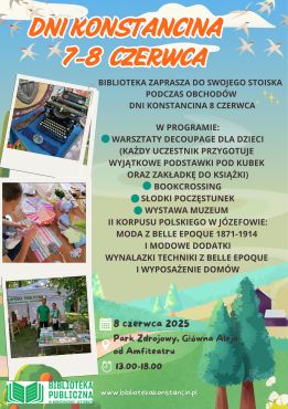 Biblioteka na Dniach Konstancina 2025!