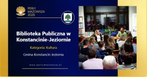 Plebiscyt Perły Mazowsza 2025- oddaj głos dla biblioteki