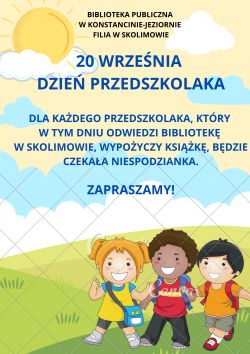 Dzień Przedszkolaka w filii w Skolimowie - 20.09.2022
