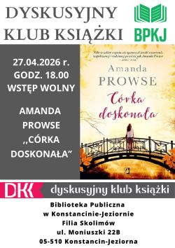 Dyskusyjny Klub Książki w filii w Skolimowie