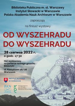 Finisaż wystawy "Od Wyszehradu do Wyszehradu" w bibliotece na ul. Koszykowej - 28.06.2022
