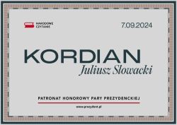 Narodowe Czytanie 2024 ,,Kordian''- Juliusz Słowacki