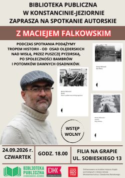 Spotkanie autorskie z Maciejem Falkowskim