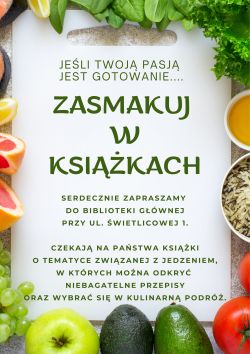 ,,Zasmakuj w książkach'' z Biblioteką Główną 24-29.06.2024 r.