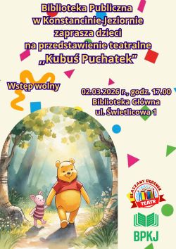 ,,Kubuś Puchatek'' - przedstawienie teatralne dla dzieci