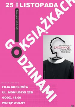 25 listopada - Filia Skolimów zaprasza na spotkanie Dyskusyjnego Klubu Książki.