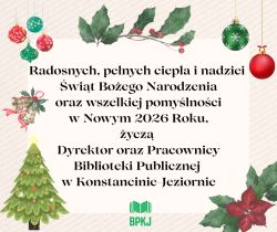 Życzenia z okazji Świąt Bożego Narodzenia
