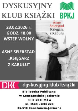 Dyskusyjny Klub Książki w filii w Skolimowie