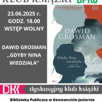 Dyskusyjny Klub Książki w filii w Skolimowie- 23.06.2025 r.