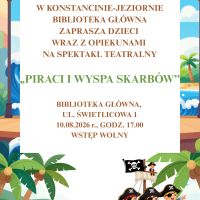 ,,Piraci i wyspa skarbów'' - spektakl teatralny dla dzieci