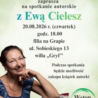 Spotkanie autorskie z Ewą Cielesz