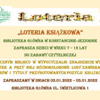 Loteria książkowa w Bibliotece Głównej - 3.01.2022