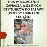 Przepisy kulinarne z książek w filii w Słomczynie - 21.11.2022