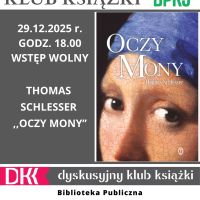 Dyskusyjny Klub Książki w filii w Skolimowie- 29.12.2025 r.