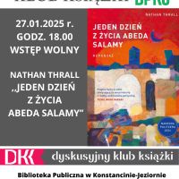 Dyskusyjny Klub Książki w filii w Skolimowie- 27.01.2025 r.