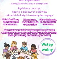 Warsztaty plastyczne dla dzieci 09-15.07.2026 r.