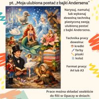 Konkurs plastyczny ,,Moja ulubiona postać z bajki Andersena''