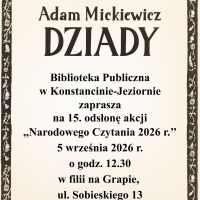 Narodowe Czytanie 2026