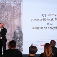 275. rocznica otwarcia Biblioteki Narodowej oraz inauguracja nowych czytelń - 20.01.2022