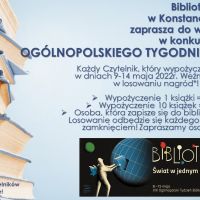 Ogólnopolski Tydzień Bibliotek - konkurs w Bibliotece Głównej - 9.05.2022