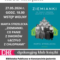 Dyskusyjny Klub Książki w filii w Skolimowie- 27.05.2024 r.
