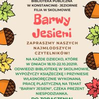 Barwy jesieni w filii w Skolimowie - 18.10.2021