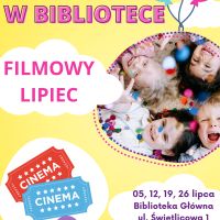 Filmowy lipiec w Bibliotece Głównej ,,Sobota z bajką''