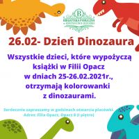 Dzień Dinozaura w Filii Opacz