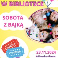 Seans filmowy dla dzieci z cyklu ,,Spotkanie z bajką'' w Bibliotece Głównej 23.11.2024 r.