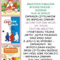 Zabawa "Zbitki języka polskiego" z Filią Opacz