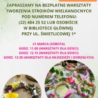 ,,Stroiki Wielkanocne'' - warsztaty
