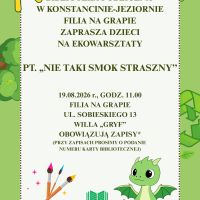,,Nie taki smok straszny'' - ekowarsztaty dla dzieci