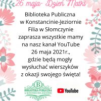 26 maja- Dzień Matki