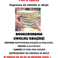 Bookcrossing w filii w Opaczy - 28.12.2022