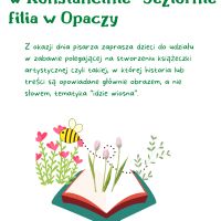 Zabawa czytelnicza w filii w Opaczy 03-14.03.2025 r.