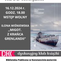 Dyskusyjny Klub Książki w filii w Skolimowie- 16.12.2024 r.