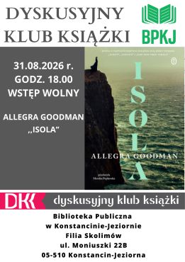 Dyskusyjny Klub Książki w filii w Skolimowie