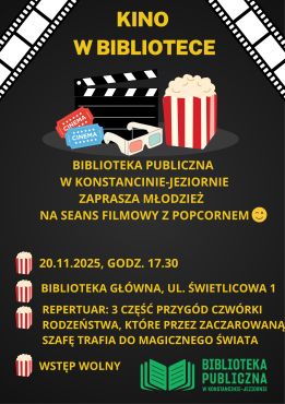 Kino dla młodzieży w Bibliotece Głównej