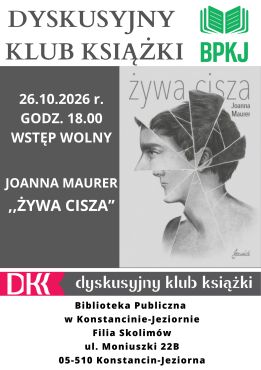 Dyskusyjny Klub Książki w filii w Skolimowie