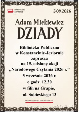 Narodowe Czytanie 2026