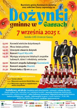 Dożynki Gminne 2025 w Gassach