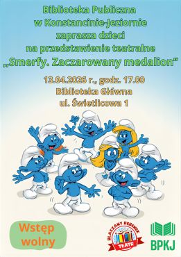 ,,Smerfy. Zaczarowany medalion'' - spektakl teatralny dla dzieci