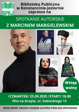 Spotkanie autorskie z Marcinem Margielewskim