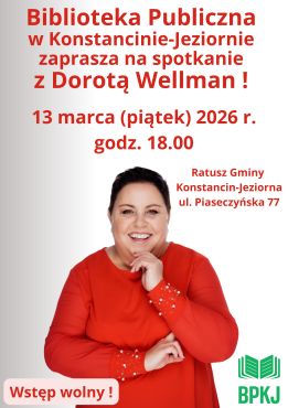 Spotkanie z Dorotą Wellman