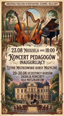 Koncert Pedagogów inaugurujący Letnie Mistrzowskie Kursy Muzyczne